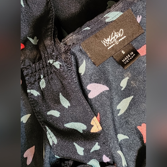 Navy Blue Ruffle Dress - Picture 3 of 3